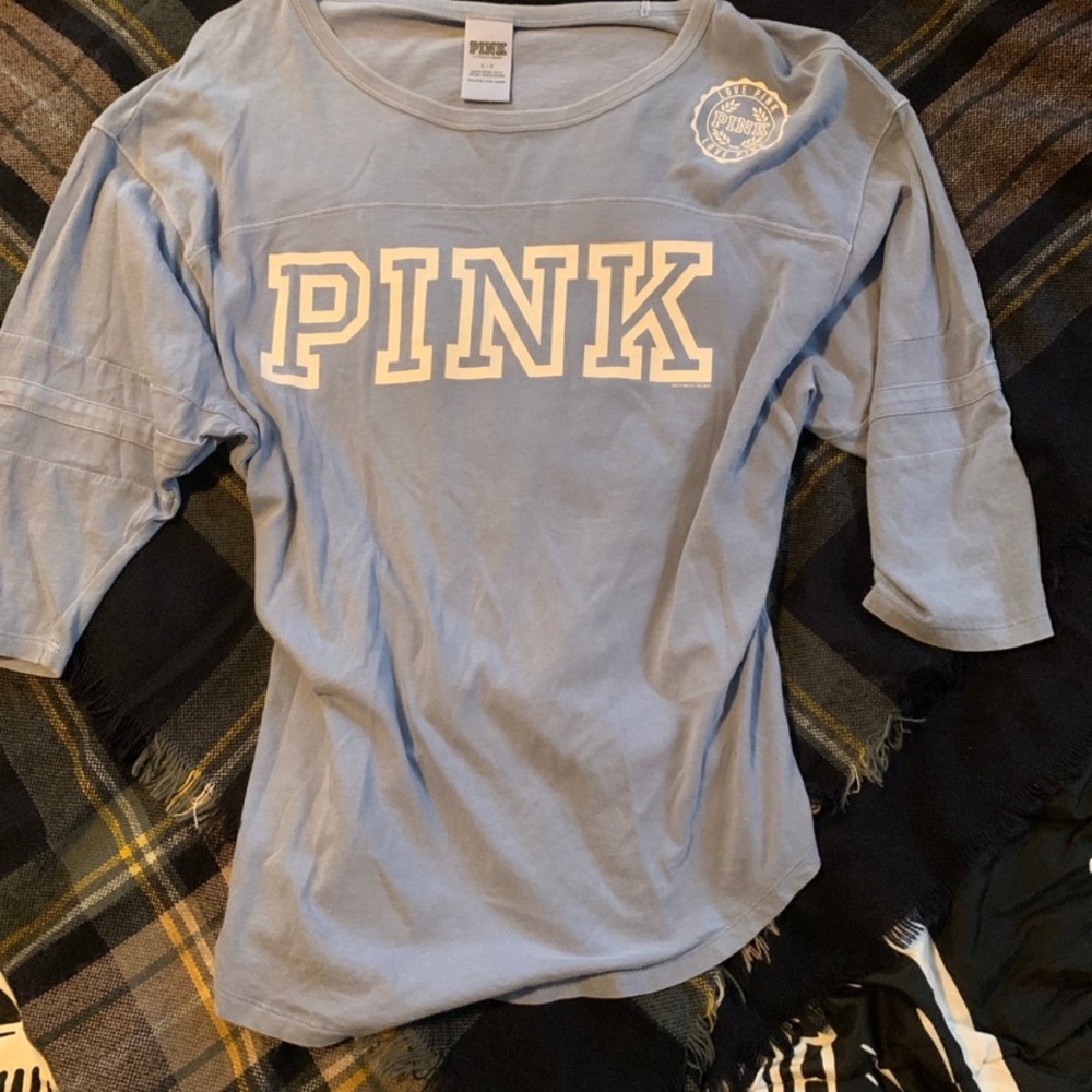 ✨🌿PINK light blue 1/2 sleeve🌿✨